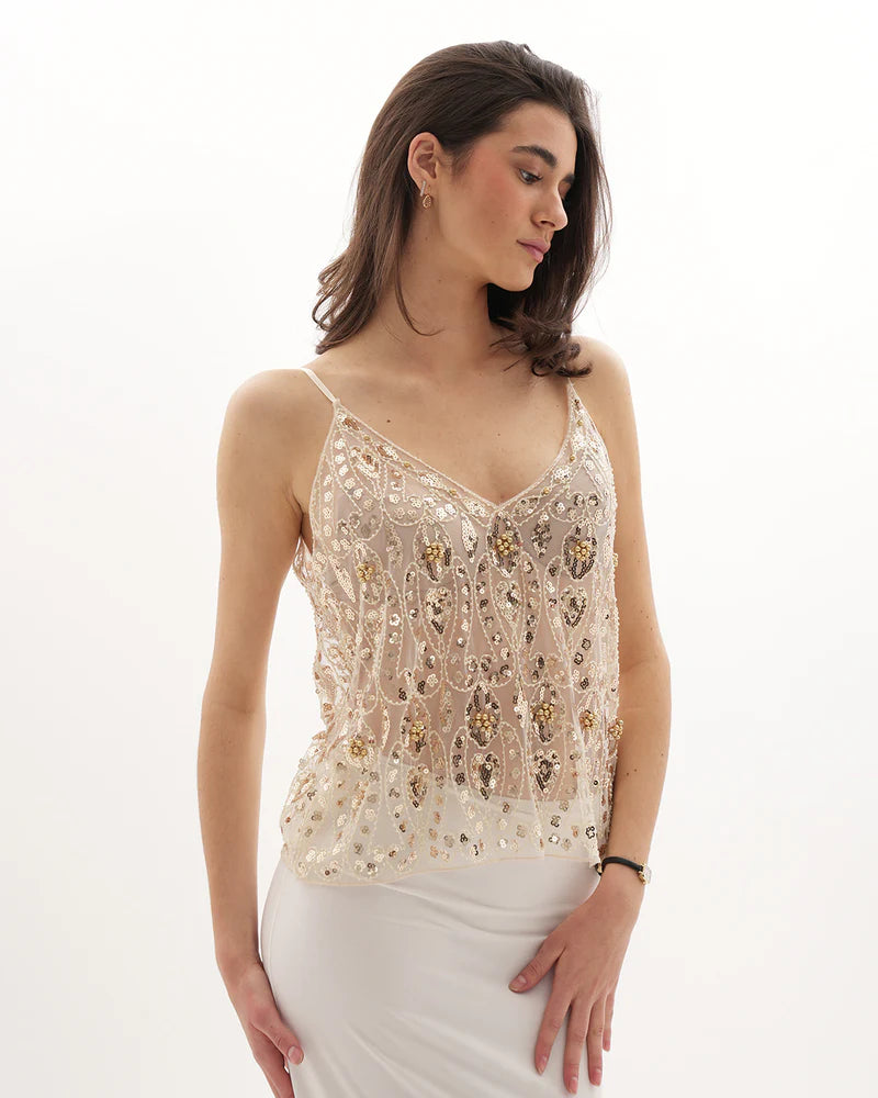 AVENA Sequin Top