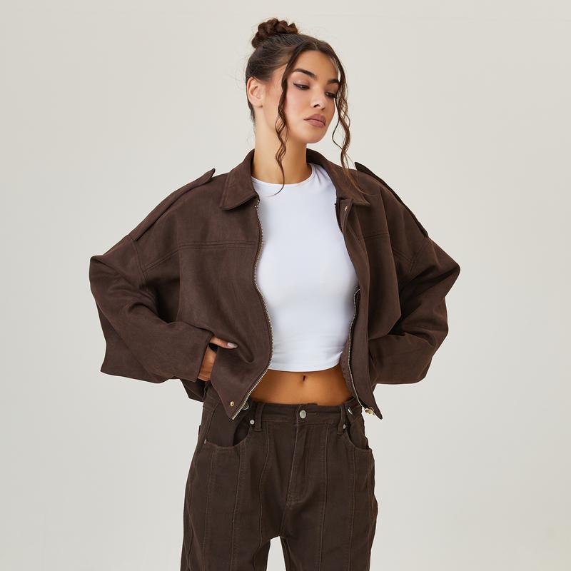 Avena® Sunday Suede Fall Jacket