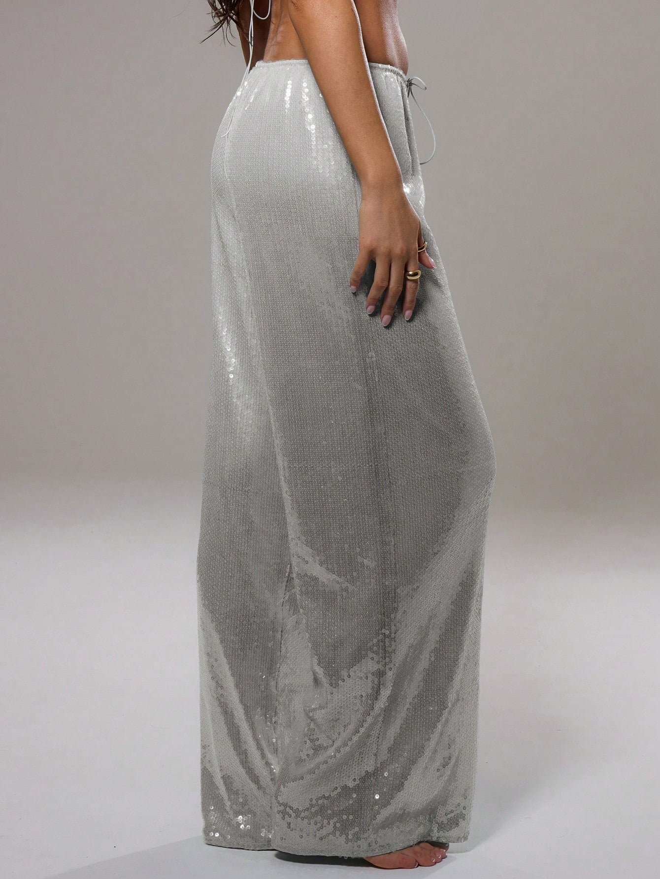 Midnight Spark Low-Rise Trousers